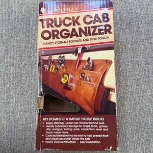 Vintage Saddleman NAPA Balkamp Truck Cab Organizer Rifle Pouch Vinyl 730-3157